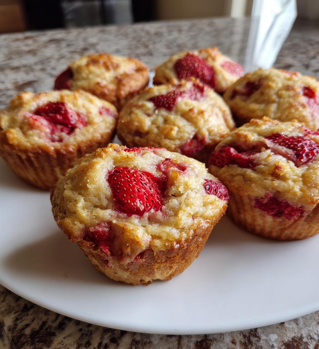 gluten free strawberry muffins