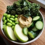 green packaged snacks