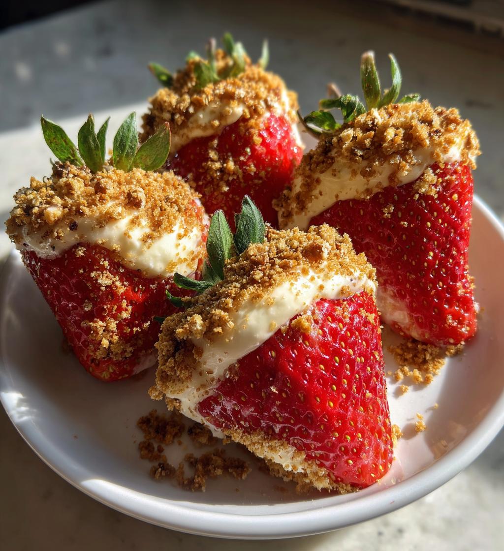 healthy cheesecake stuffed strawberries