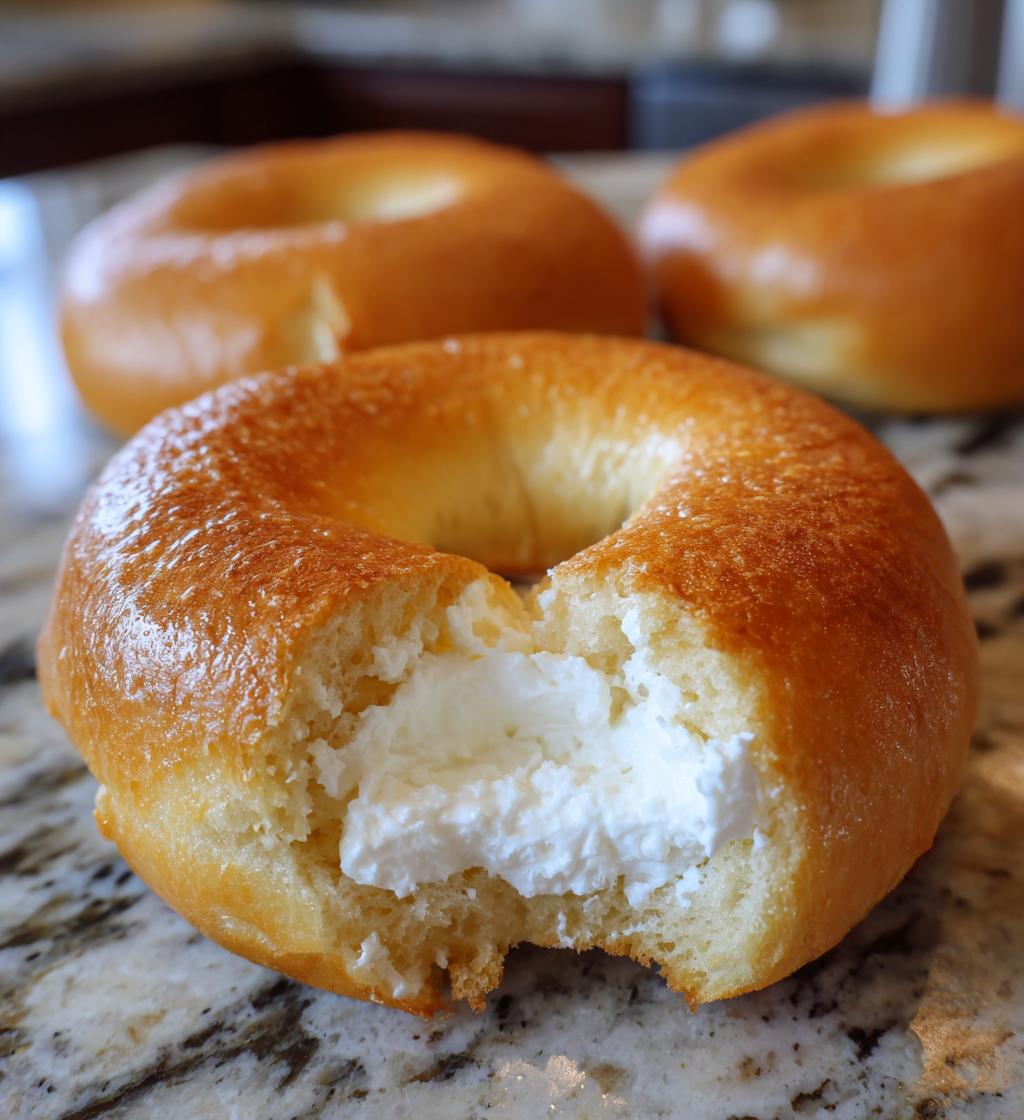 high protein cottage cheese bagels