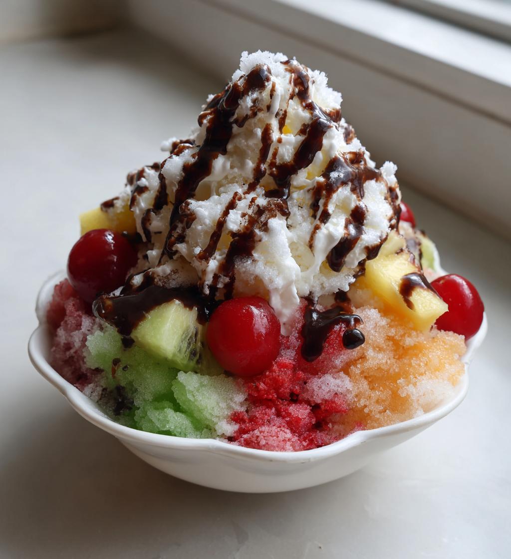homemade snow ice cream