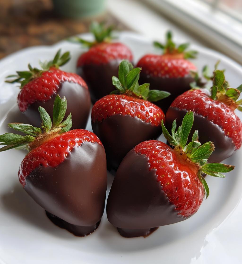 how to make chocolate covered strawberry step by step