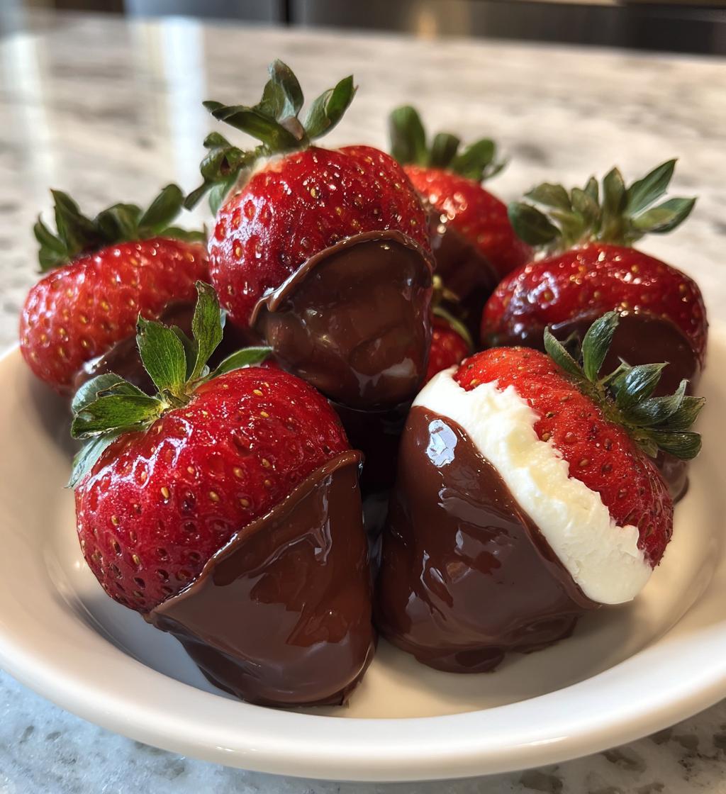 how to make chocolate covered strawberry truffles