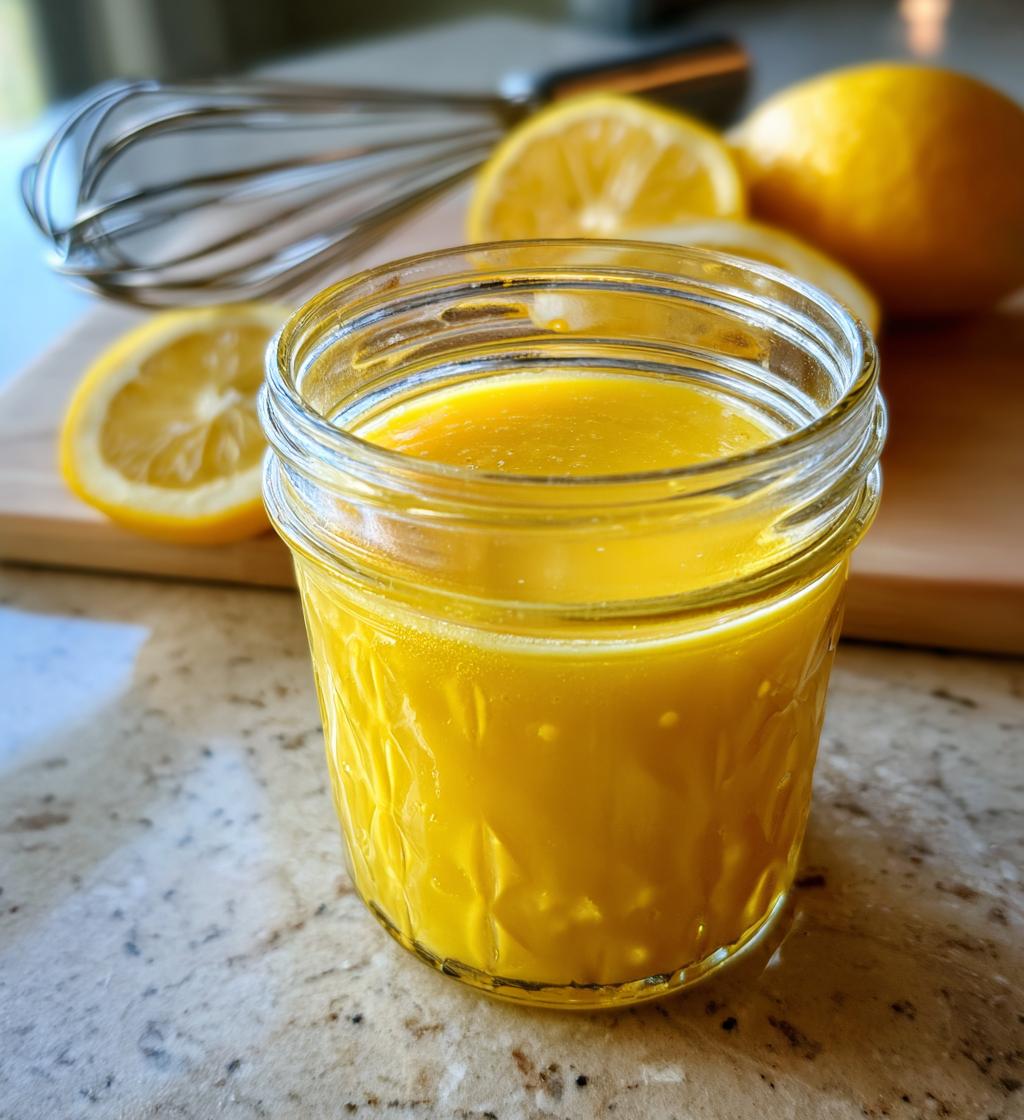 lemon vinegarette dressing