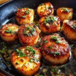 pan seared scallops garlic butter
