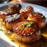 pan seared scallops with lemon butter