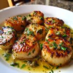 pan seared scallops with lemon caper
