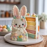 pastel easter bunny cake