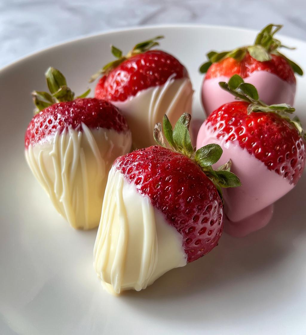 pastel easter chocolate covered strawberries