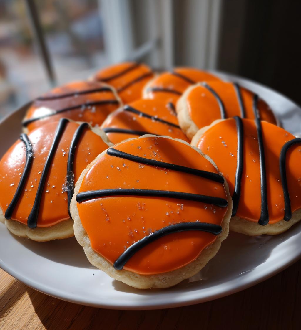 personalized basketball cookie set