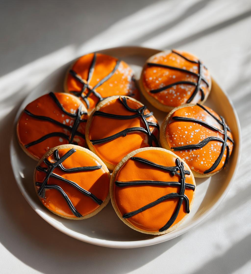 personalized basketball cookie set