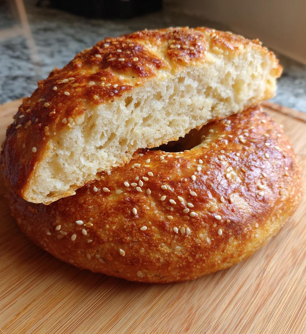 protein sourdough bagels