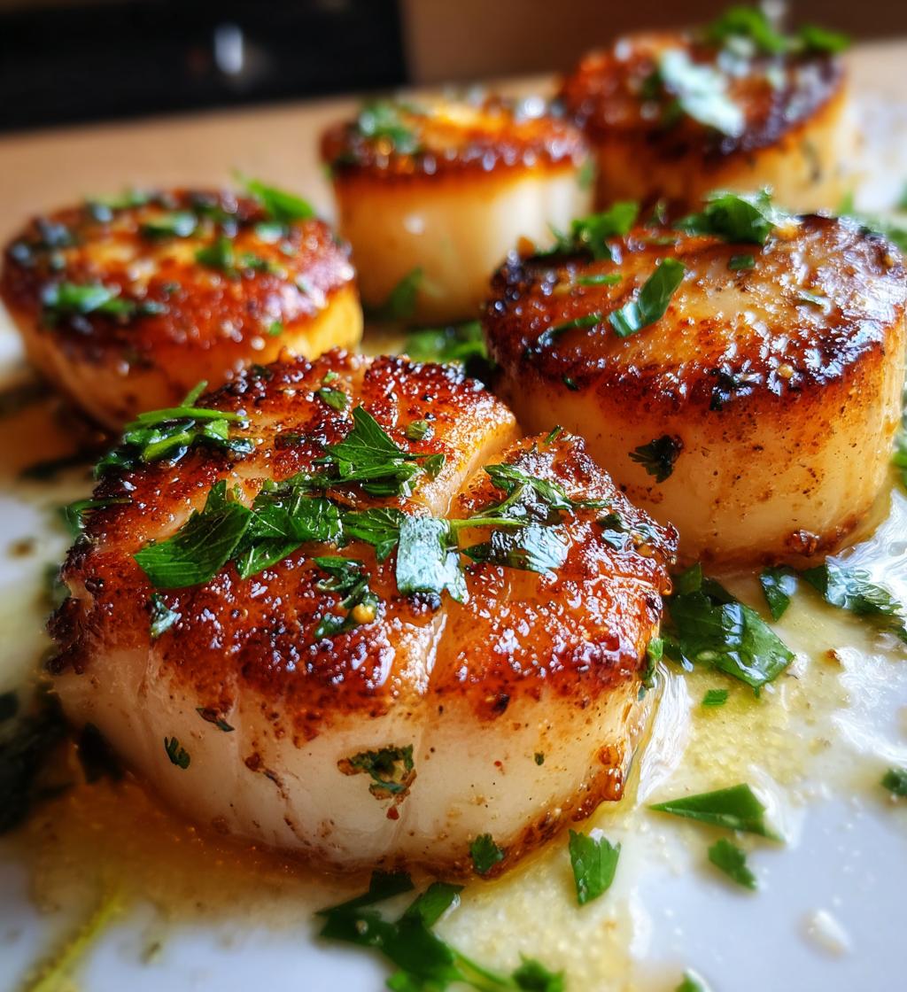 scallops pan seared
