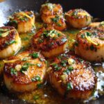 seared scallops with brown butter and lemon pan sauce