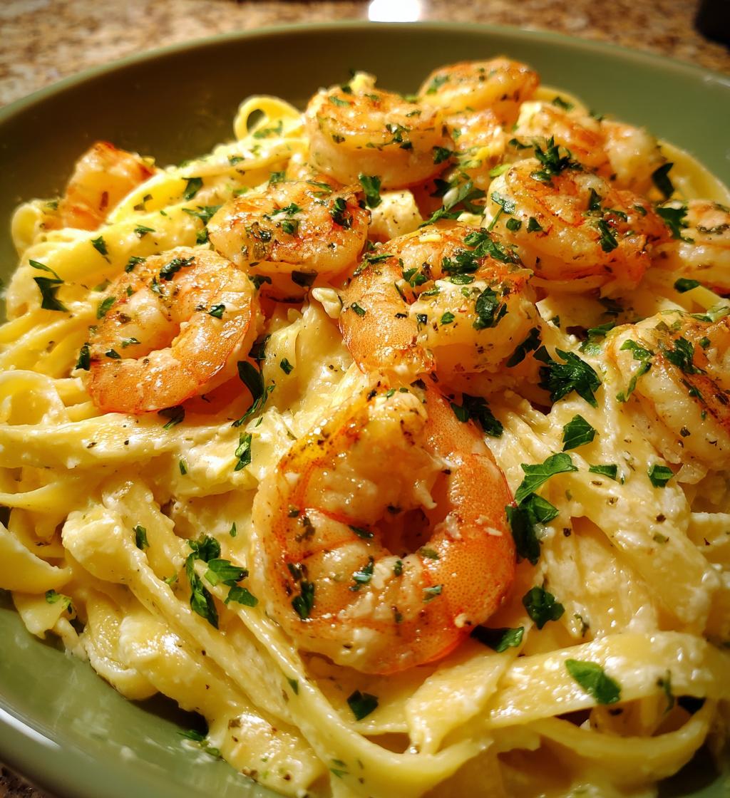 shrimp alfredo