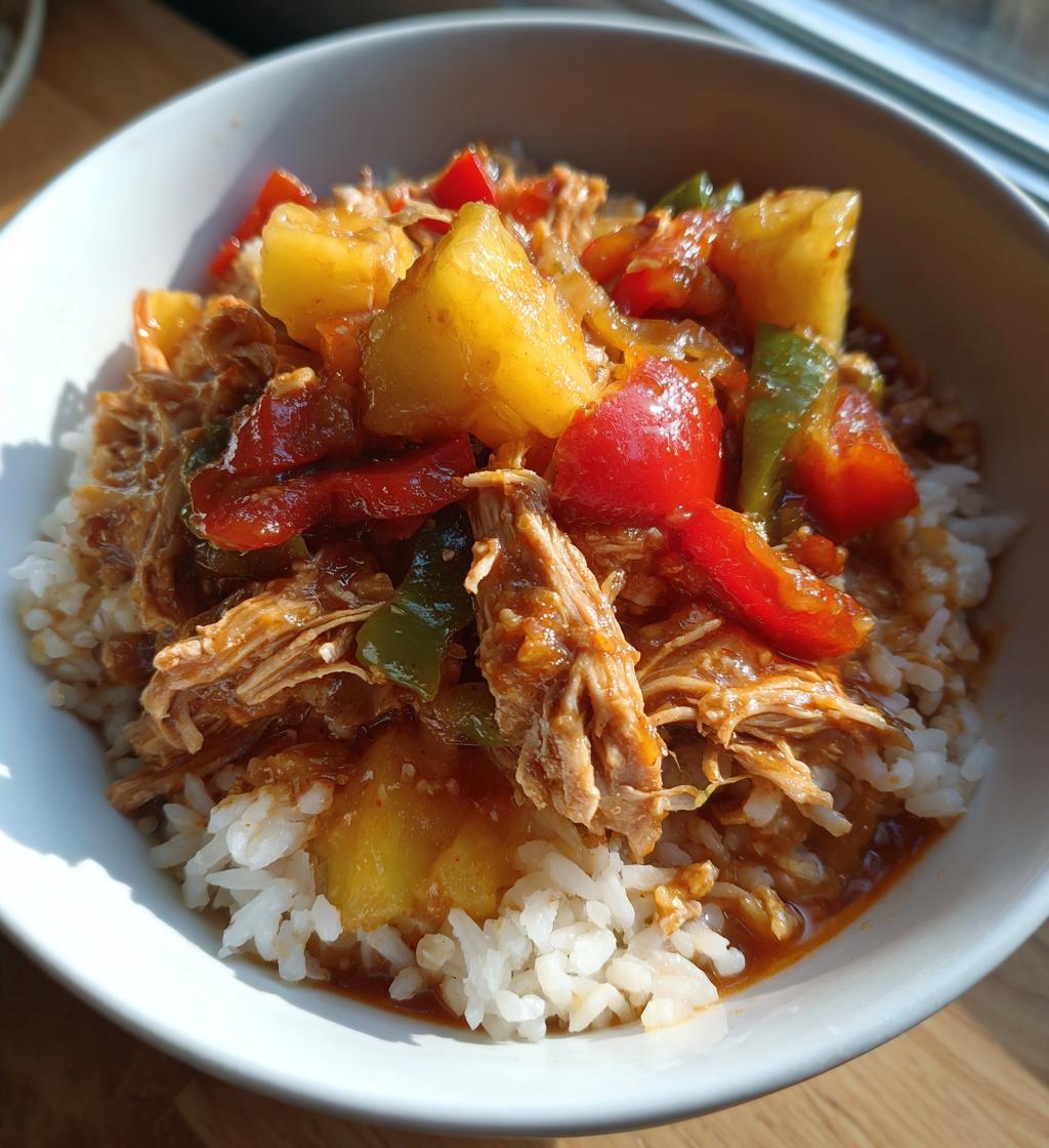 slow cooker pineapple chicken
