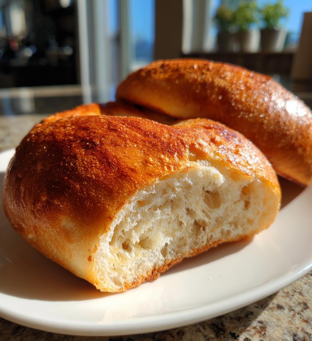 sourdough cottage cheese bagels