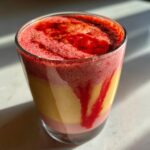 starbucks vanilla bean frappuccino with strawberry puree