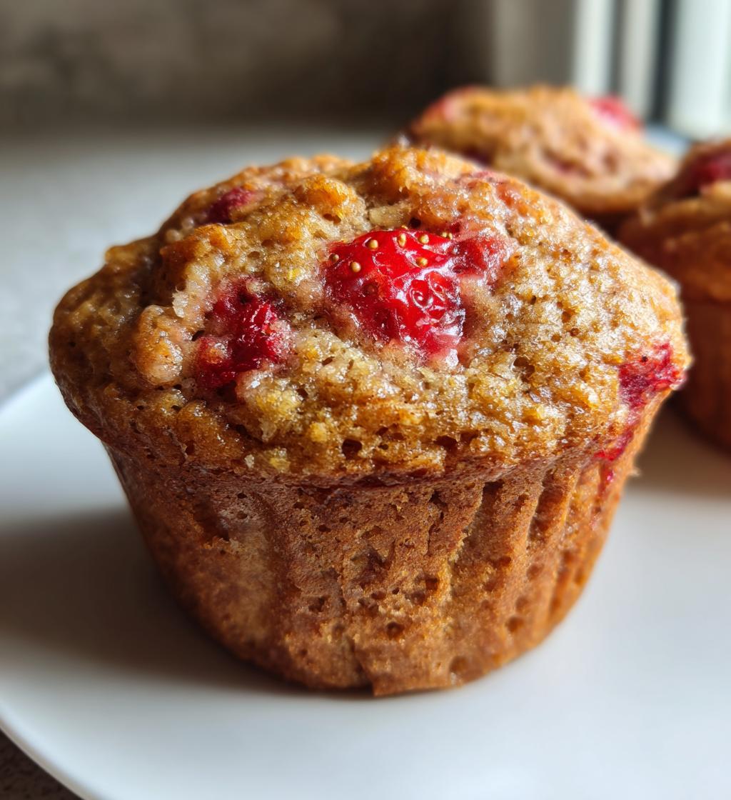 strawberry banana muffins