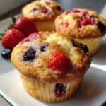 strawberry blueberry muffins