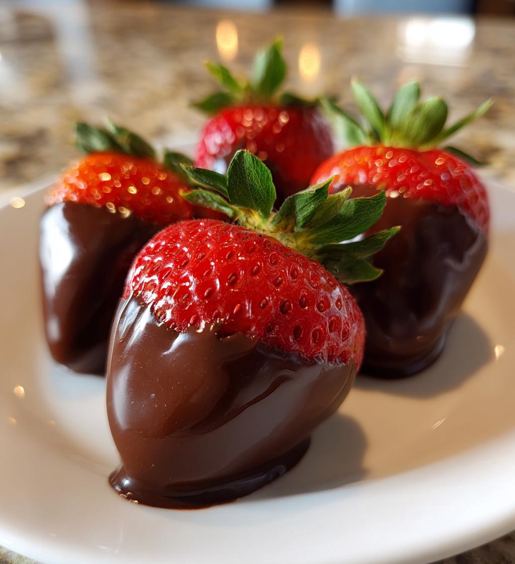 strawberry covered chocolate