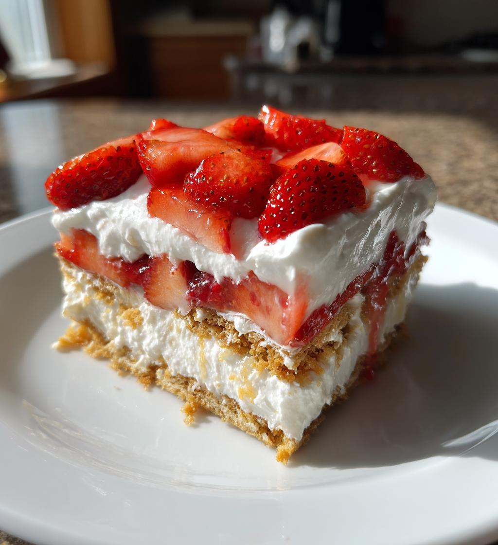 strawberry lasagna desserts