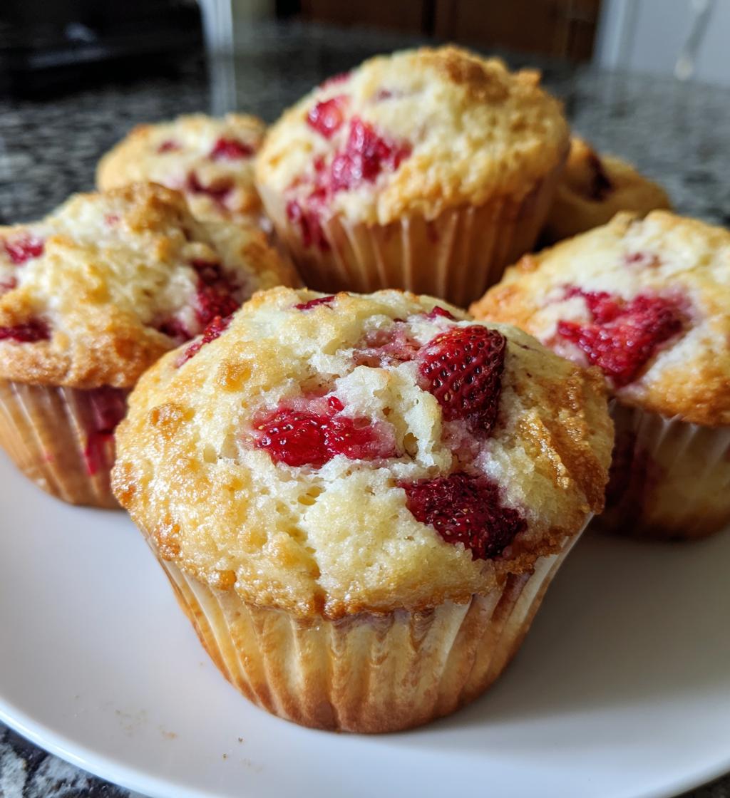 strawberry muffins easy