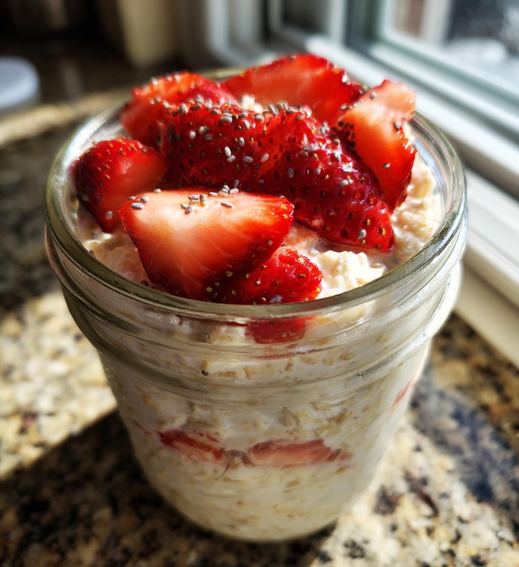 strawberry overnight oats recipe