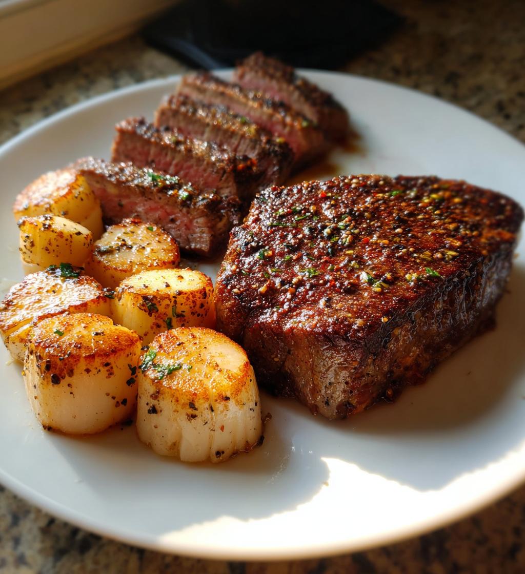 surf and turf recipes scallops