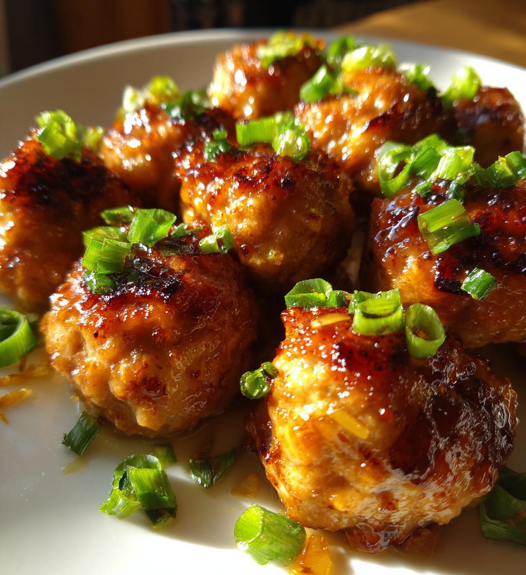 teriyaki pineapple chicken meatballs