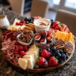 valentines breakfast charcuterie board