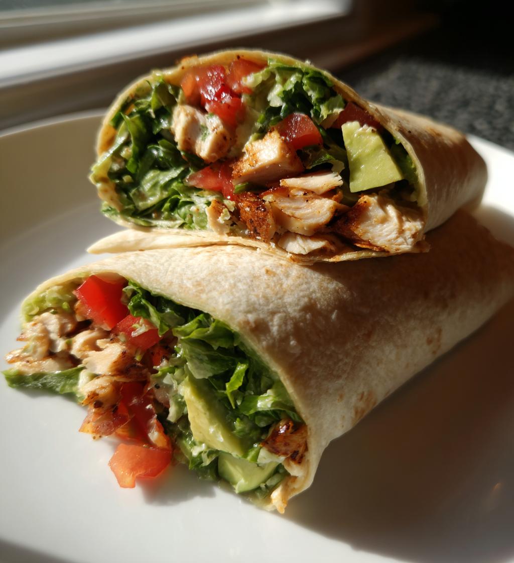 10 Minute Chicken Wrap