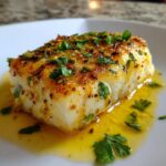 Baked Garlic Butter Cod