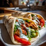 Greek Chicken Souvlaki Wraps