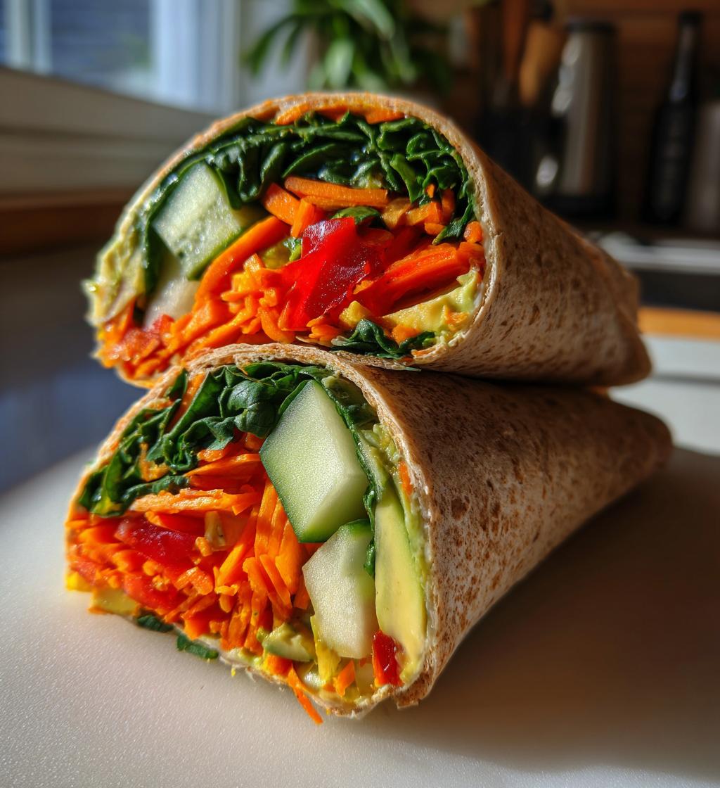 Green Veggie Wraps