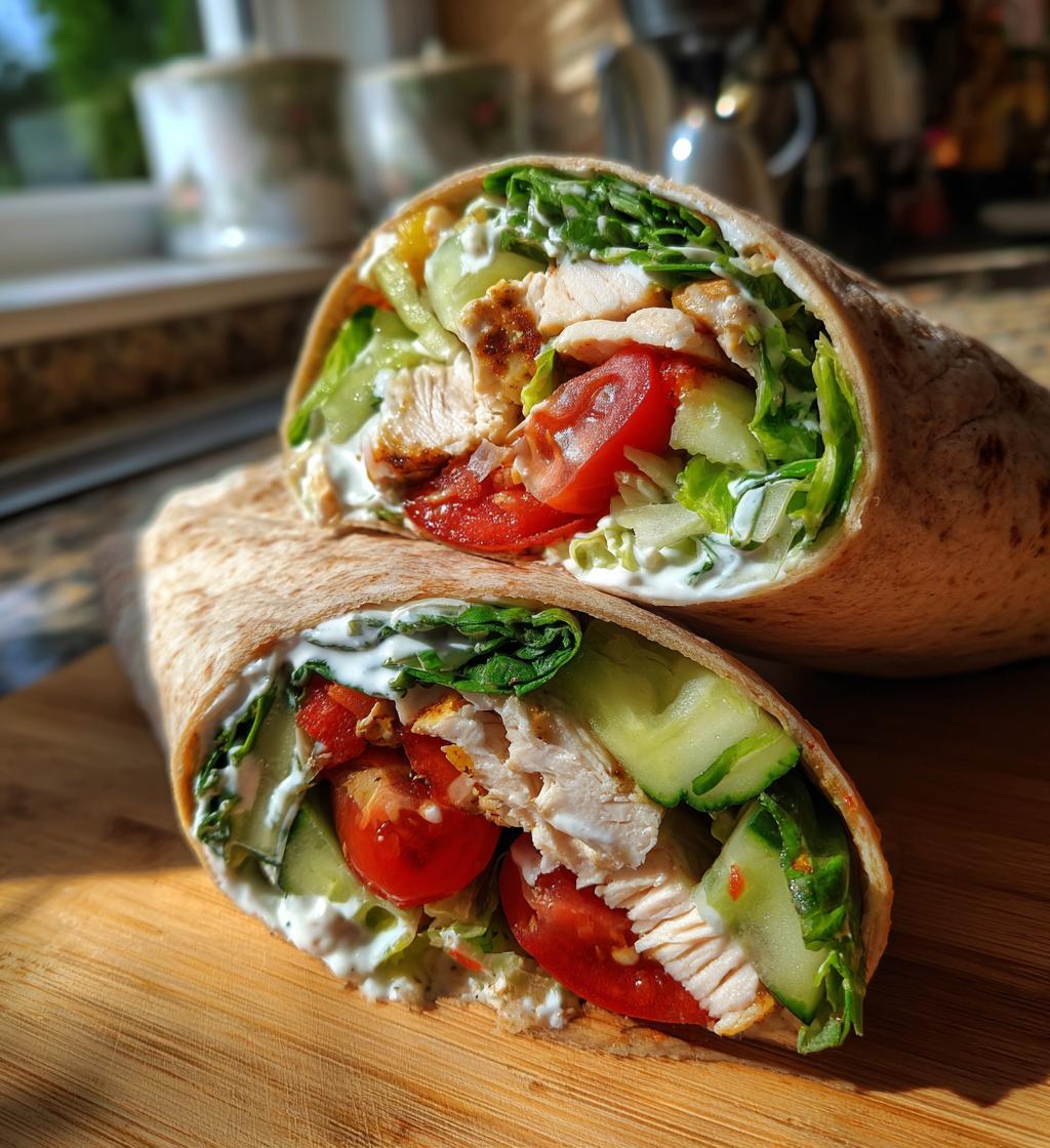 Healthy Chicken Wrap