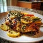 Lemon Garlic Chicken Spring Dinner