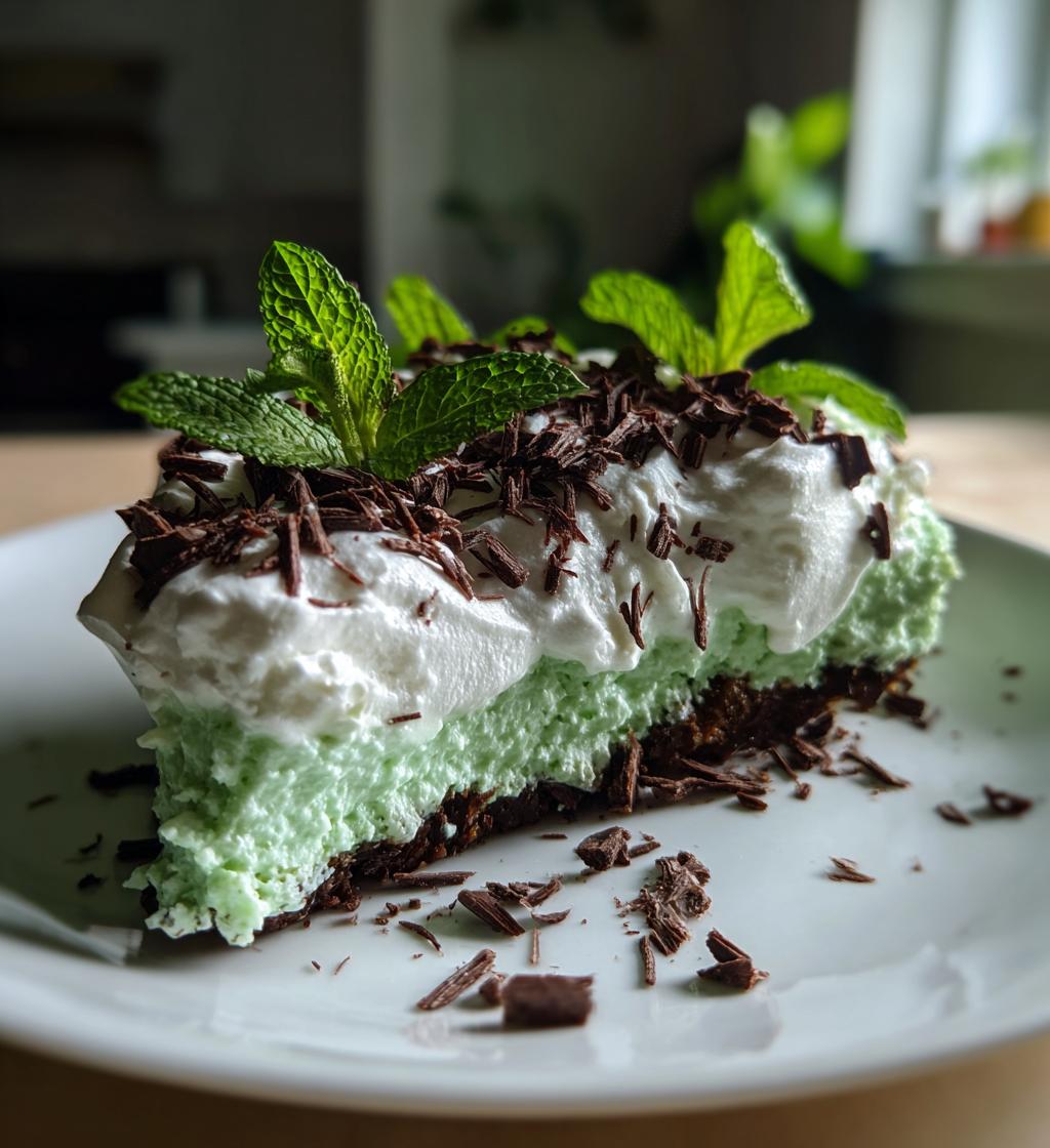 No Bake Mint Dessert