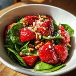 Strawberry Spinach Spring Salad
