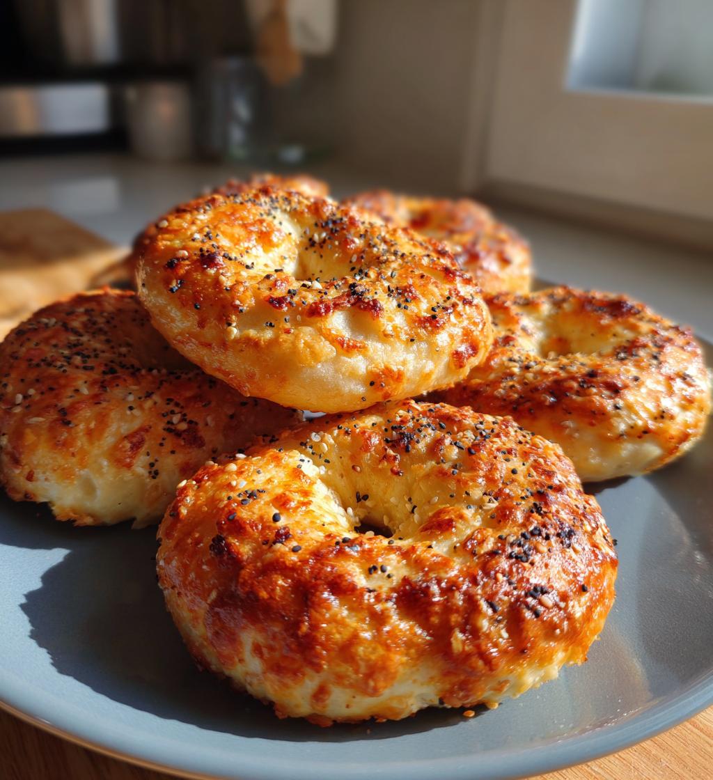 air fryer bagels