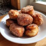 air fryer cinnamon roll bites