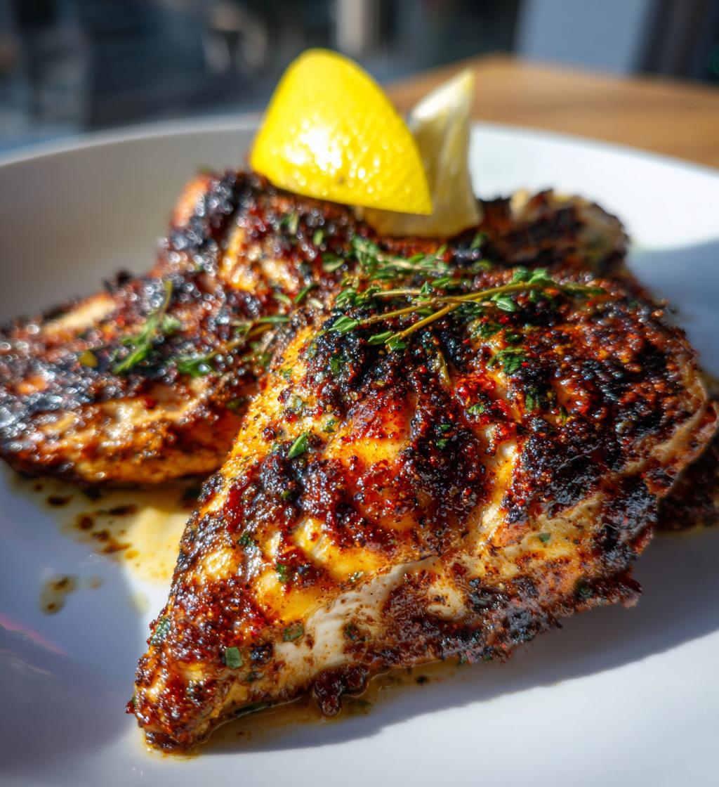 blackened chicken