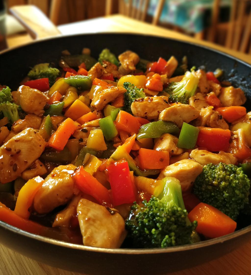 chicken and vegetable recipes
