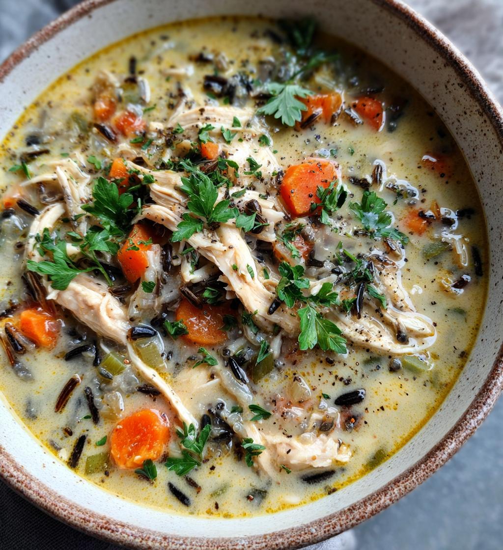 chicken wild rice soup