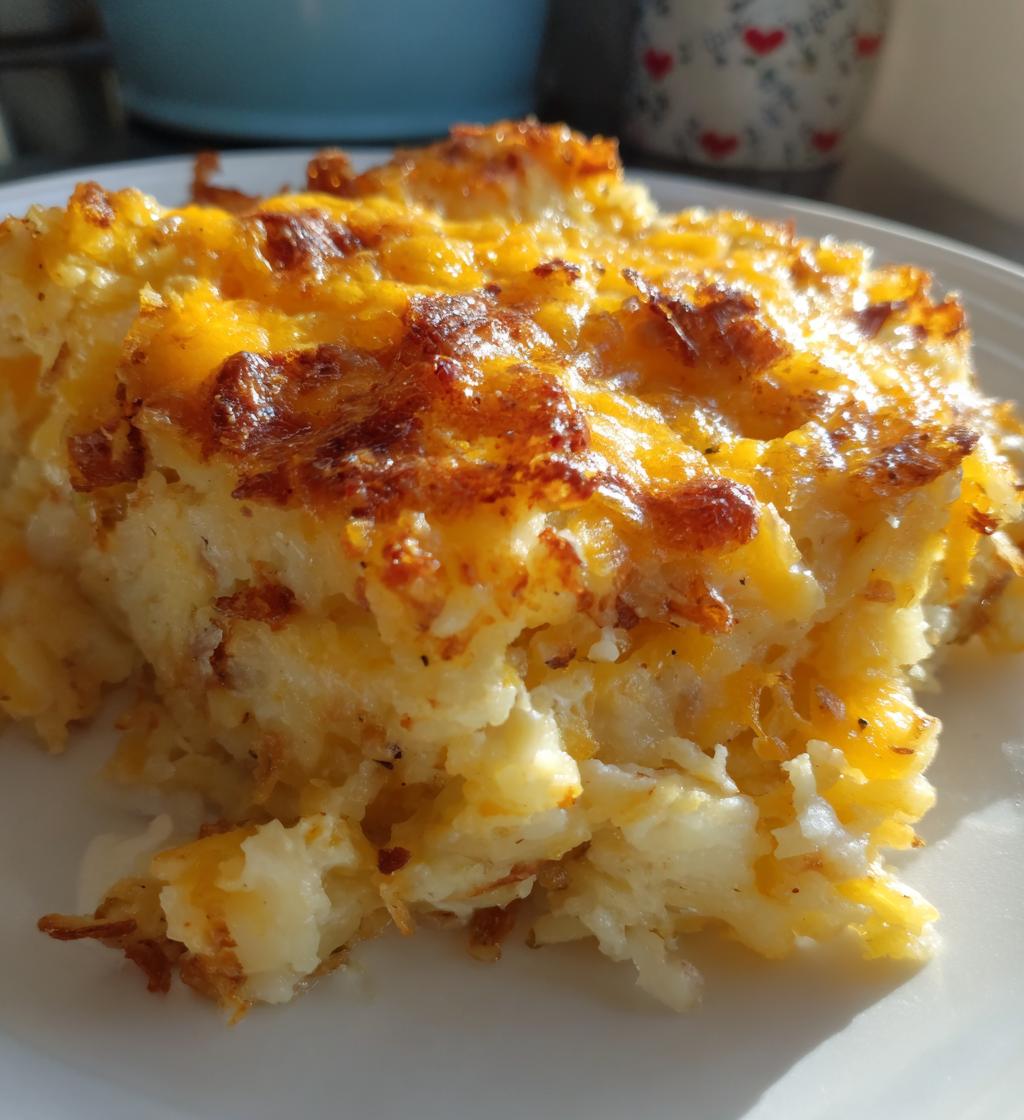 crockpot hashbrown casserole breakfast christmas morning