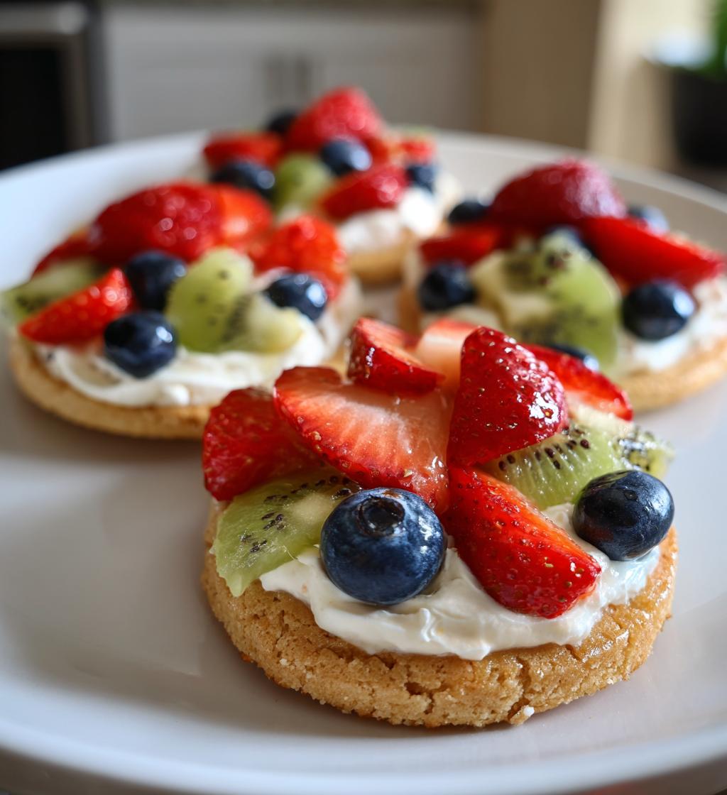 easy fruit pizza cookies