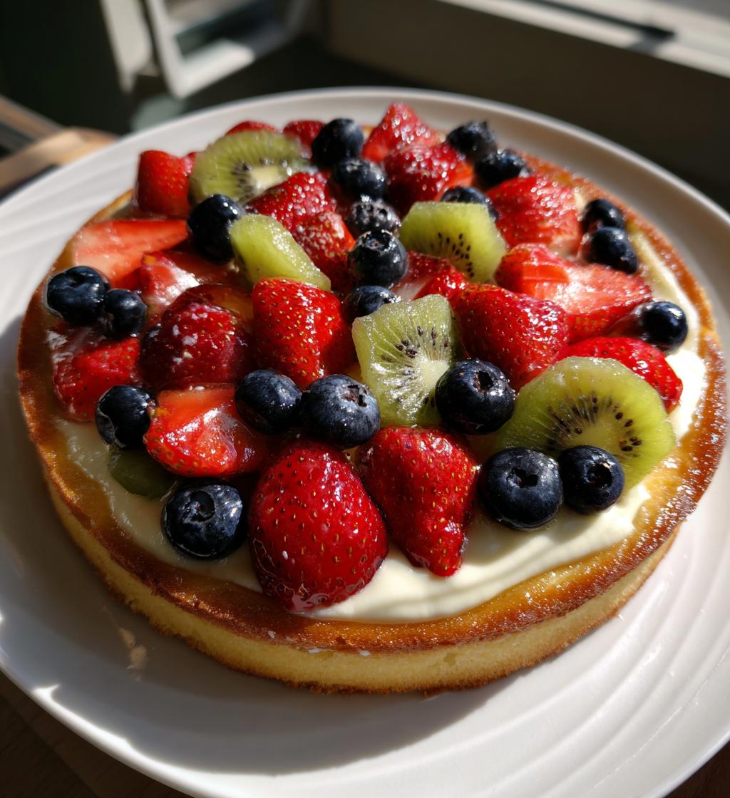 easy fruit pizza sugar cookie pillsbury