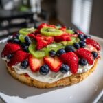 fruit pizza sugar cookie design