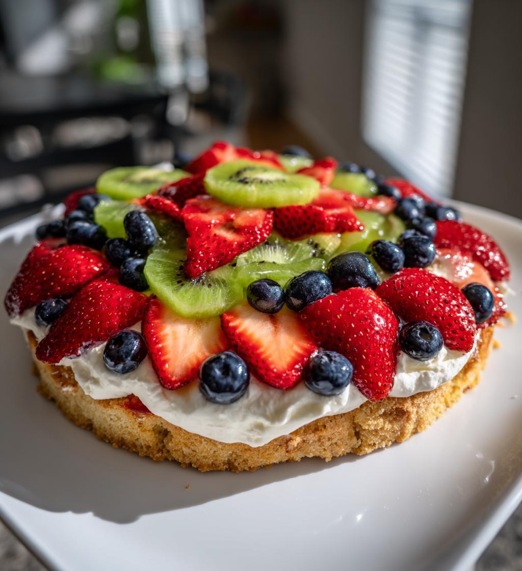 fruit pizza sugar cookie design