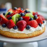 fruit pizza sugar cookie dough